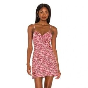 NWT Free People Cherry Combo Slip Dress